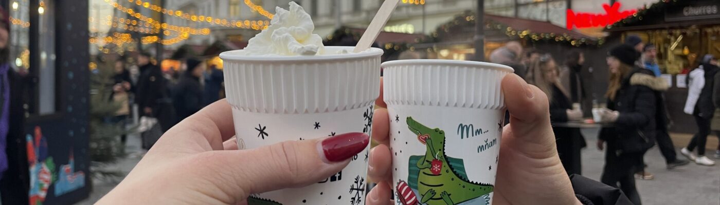 Svařák na vánočních trzích