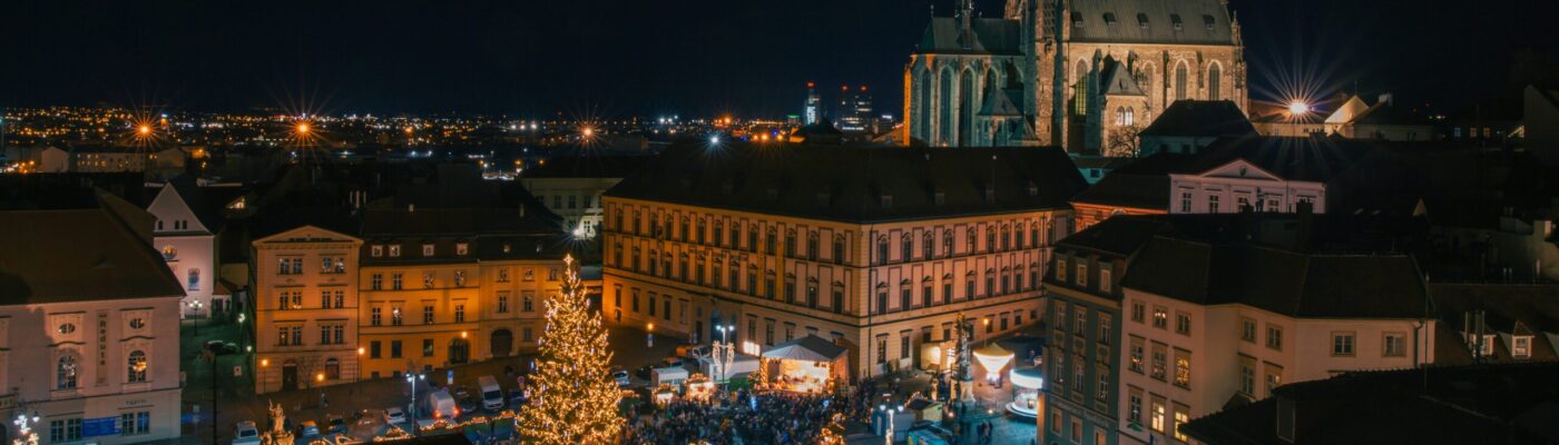 Vánoční trhy v centru Brna